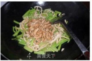 芹菜炒肉丝