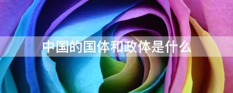 中国的国体和政体是什么