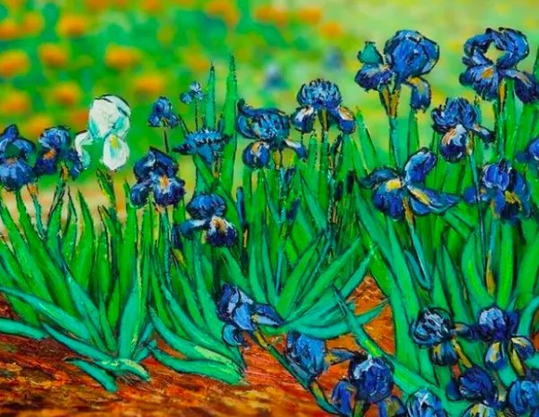 油画棒作品