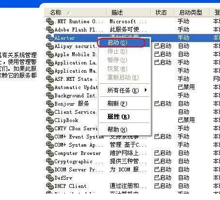 怎样启动系统服务?
