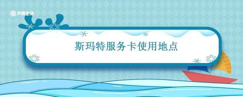 斯玛特服务卡使用地点