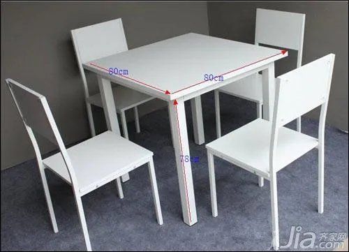 4人餐桌的标准尺寸 4人餐桌的尺寸介绍