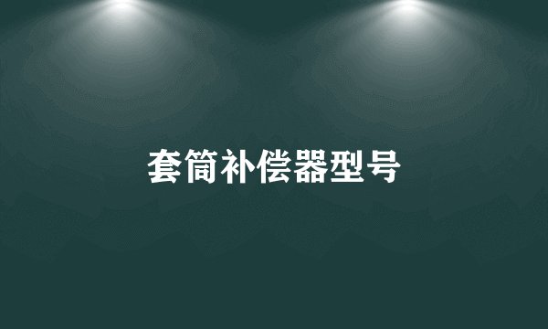 套筒补偿器型号