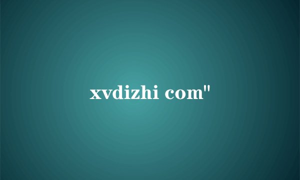 xvdizhi com