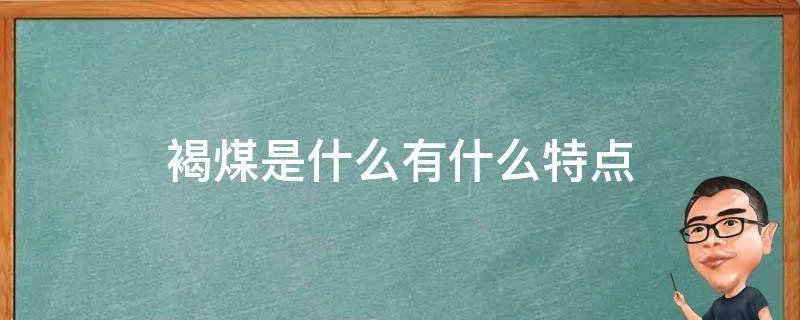 褐煤是什么有什么特点