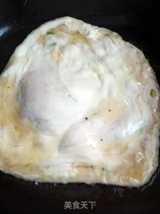 烙饼,筷子抖一抖,天女散花