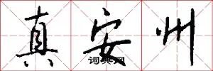 真安州