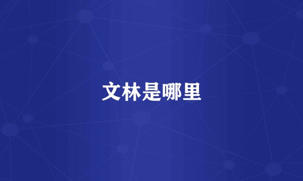 文林是哪里