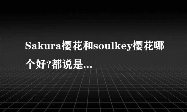 Sakura樱花和soulkey樱花哪个好?都说是昆山樱花厨房电器，不知道哪个才是真的？