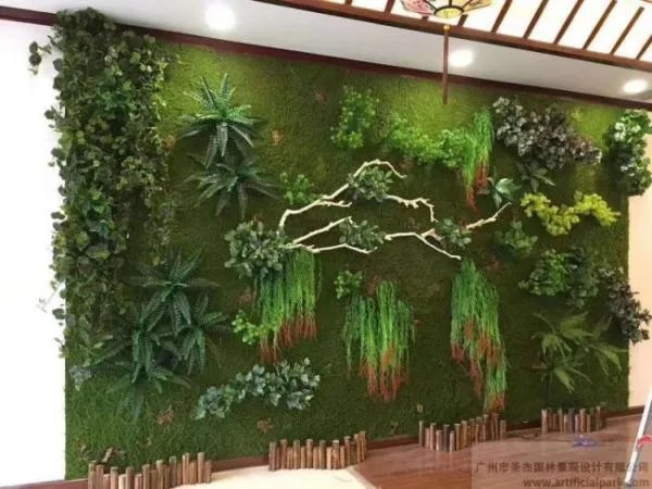 仿真植物墙是怎么安装的呢？