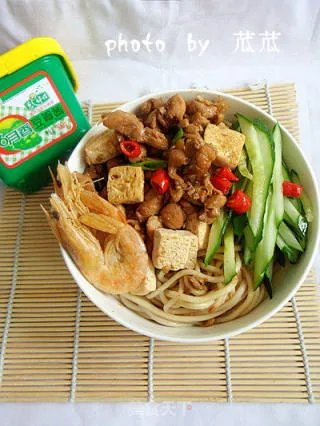 【炸酱面,花样做】 豆腐鸡丁炸酱面 【超详细】
