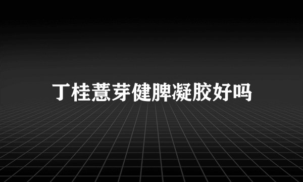 丁桂薏芽健脾凝胶好吗