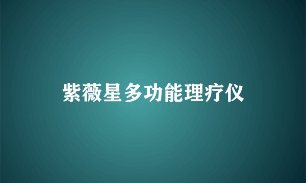 紫薇星多功能理疗仪