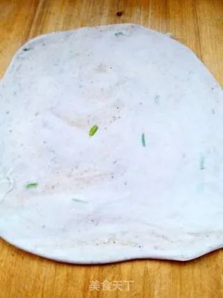 烙饼,筷子抖一抖,天女散花