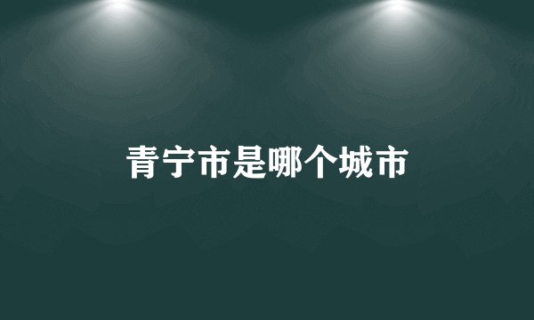 青宁市是哪个城市