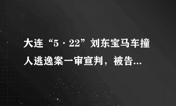 大连“5·22”刘东宝马车撞人逃逸案一审宣判，被告人被判死刑，民事赔偿情况如何？如上诉改判几率大吗？
