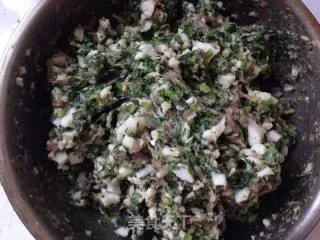 生煎包—荠菜馅儿(≧∇≦)
