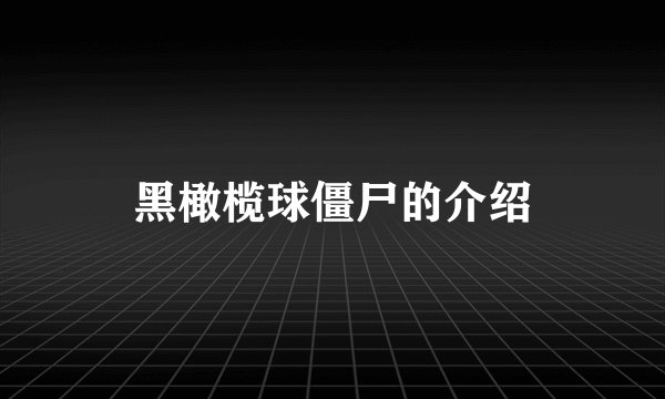 黑橄榄球僵尸的介绍