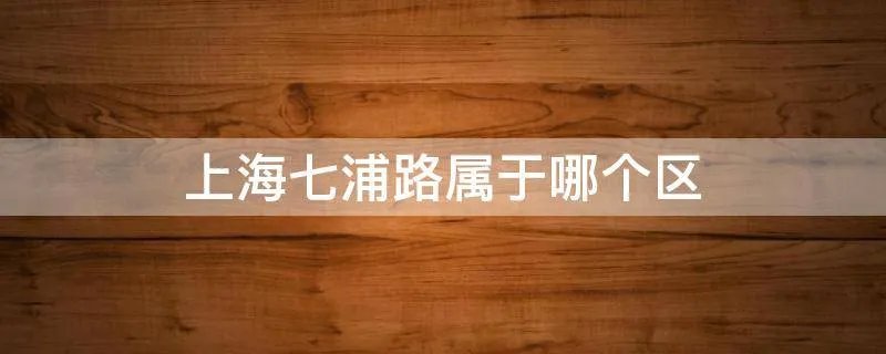 上海七浦路属于哪个区