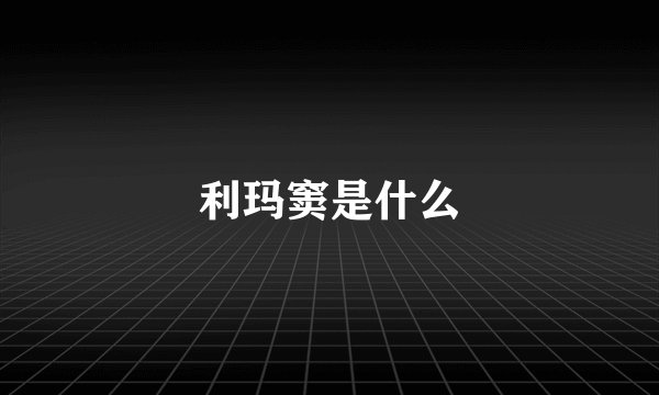 利玛窦是什么