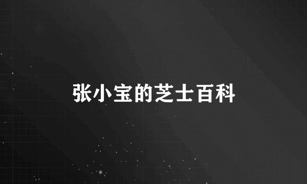 张小宝的芝士百科