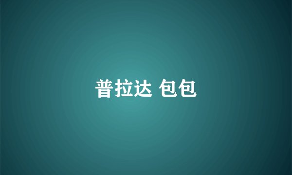 普拉达 包包