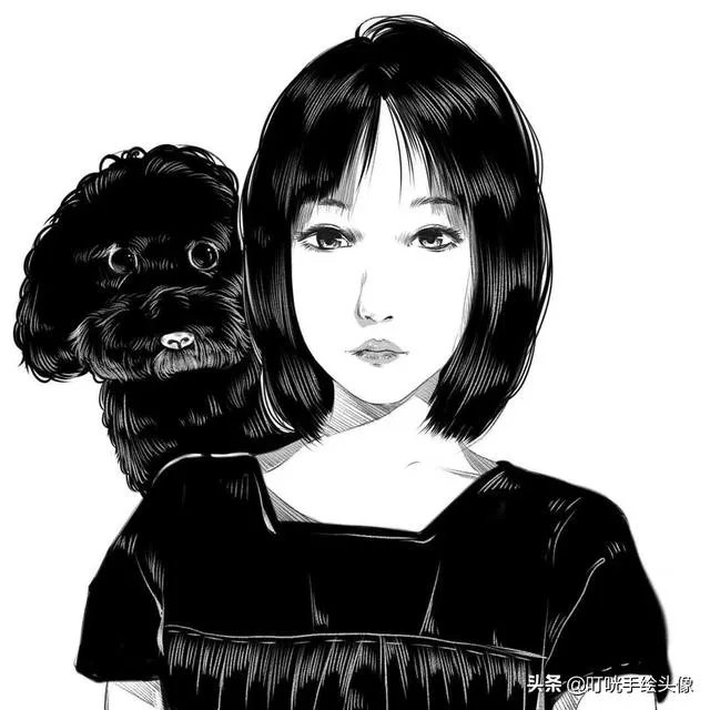 有没有霸气冷酷的黑白灰色系的女生头像?