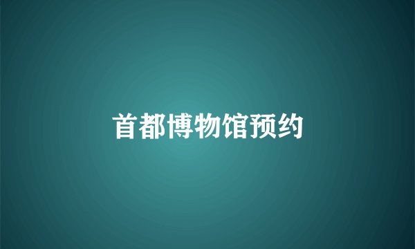 首都博物馆预约