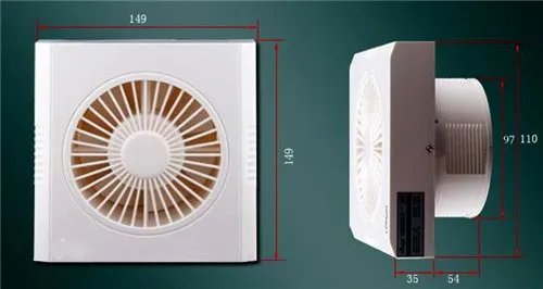 卫生间排气扇尺寸一般是多少 排气扇都有什么类型