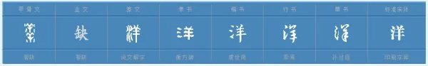 洋的组词语有哪些