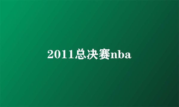 2011总决赛nba