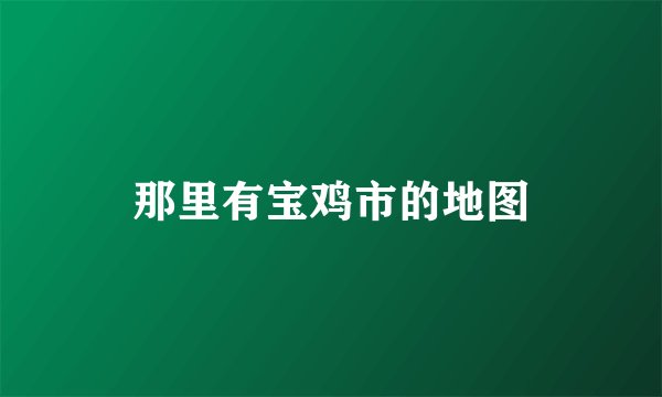 那里有宝鸡市的地图