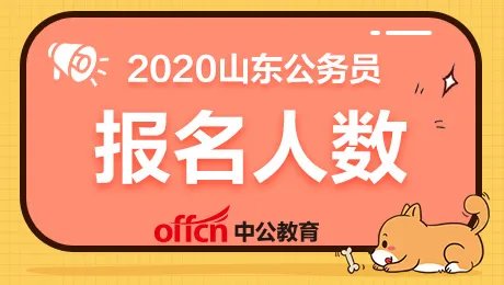 2020年山东省公务员考试报名人数情况统计汇总
