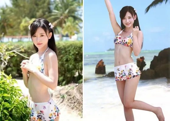 鞠婧祎比基尼照一览 鞠婧祎证件照清纯惊艳