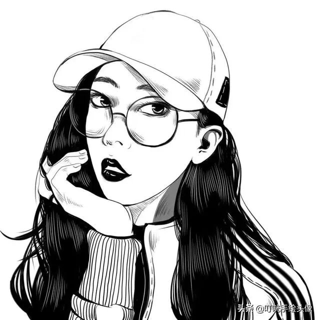 有没有霸气冷酷的黑白灰色系的女生头像?