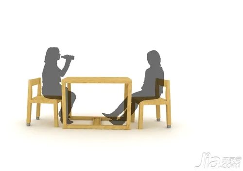 超酷创意家居设计:H形课桌椅