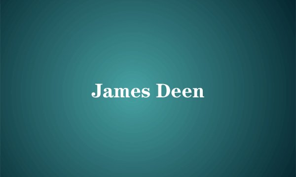 James Deen