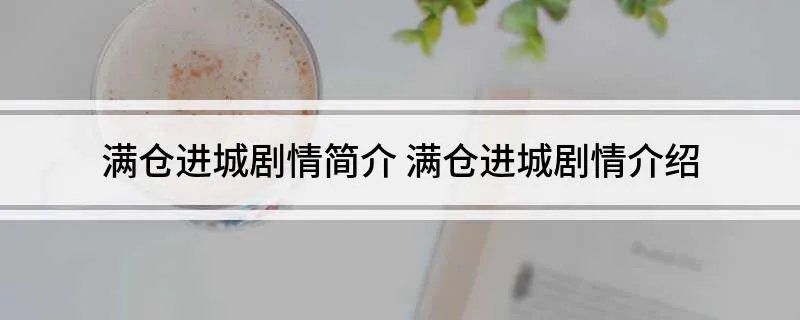满仓进城剧情简介 满仓进城剧情介绍
