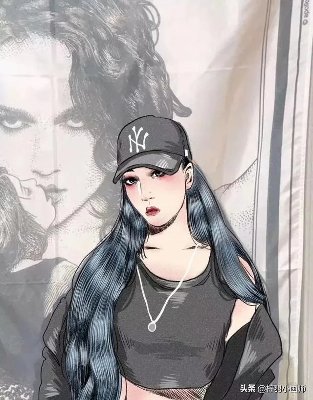 有没有霸气冷酷的黑白灰色系的女生头像?