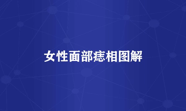 女性面部痣相图解