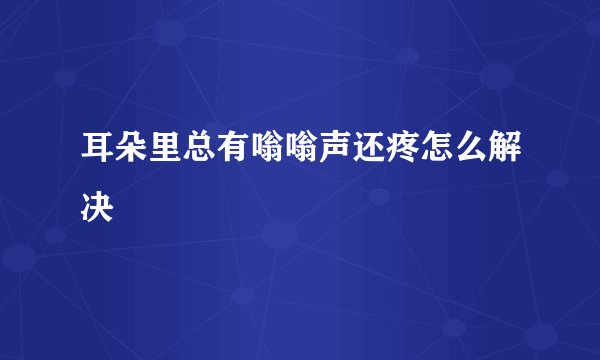 耳朵里总有嗡嗡声还疼怎么解决
