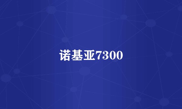 诺基亚7300