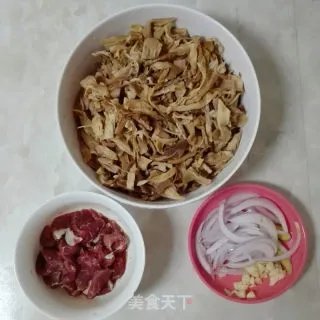 笋干炒肉