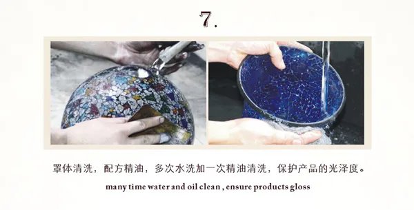 彩色玻璃艺术灯的工艺流程，你知道多少？