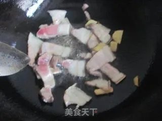 家常炒蒜苗