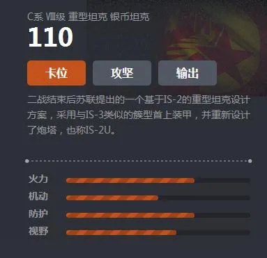 《坦克世界》C系110坦克介绍