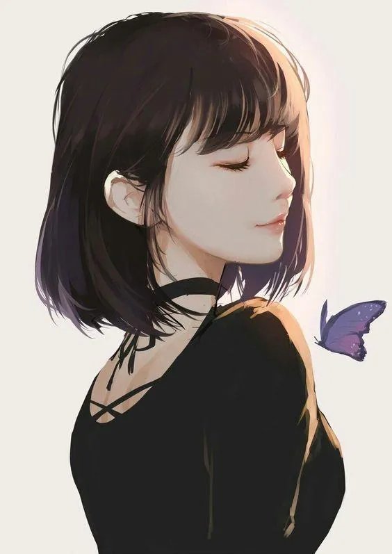 有没有一些好看的背景图或可爱的卡通少女图片？