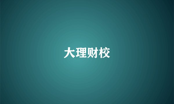大理财校