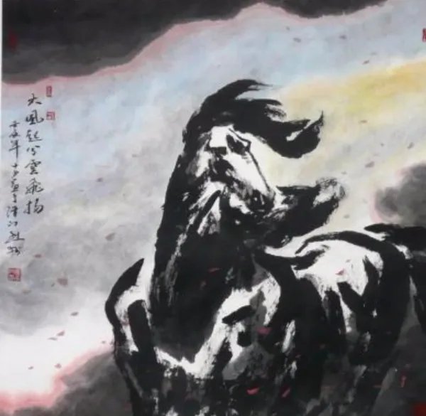 “大风起兮云飞扬”这句话的意思是什么？