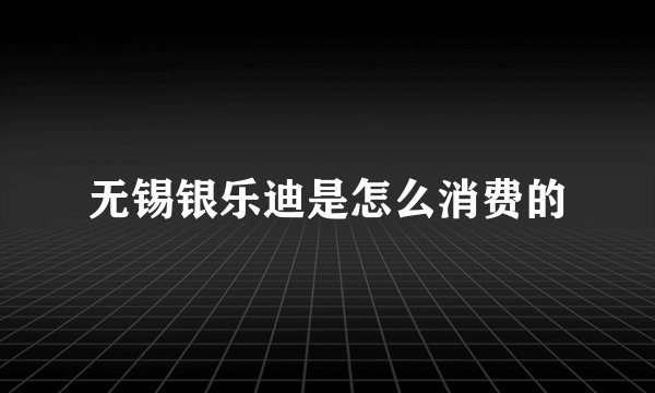 无锡银乐迪是怎么消费的
